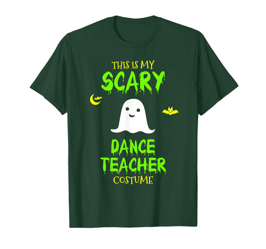 Scary Dance Teacher Costume Halloween Lazy Easy T-Shirt