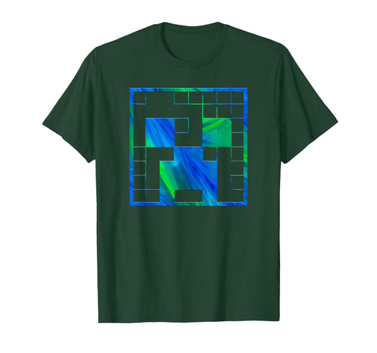 Minecraft Creeper Tie Dye Big Face T-Shirt