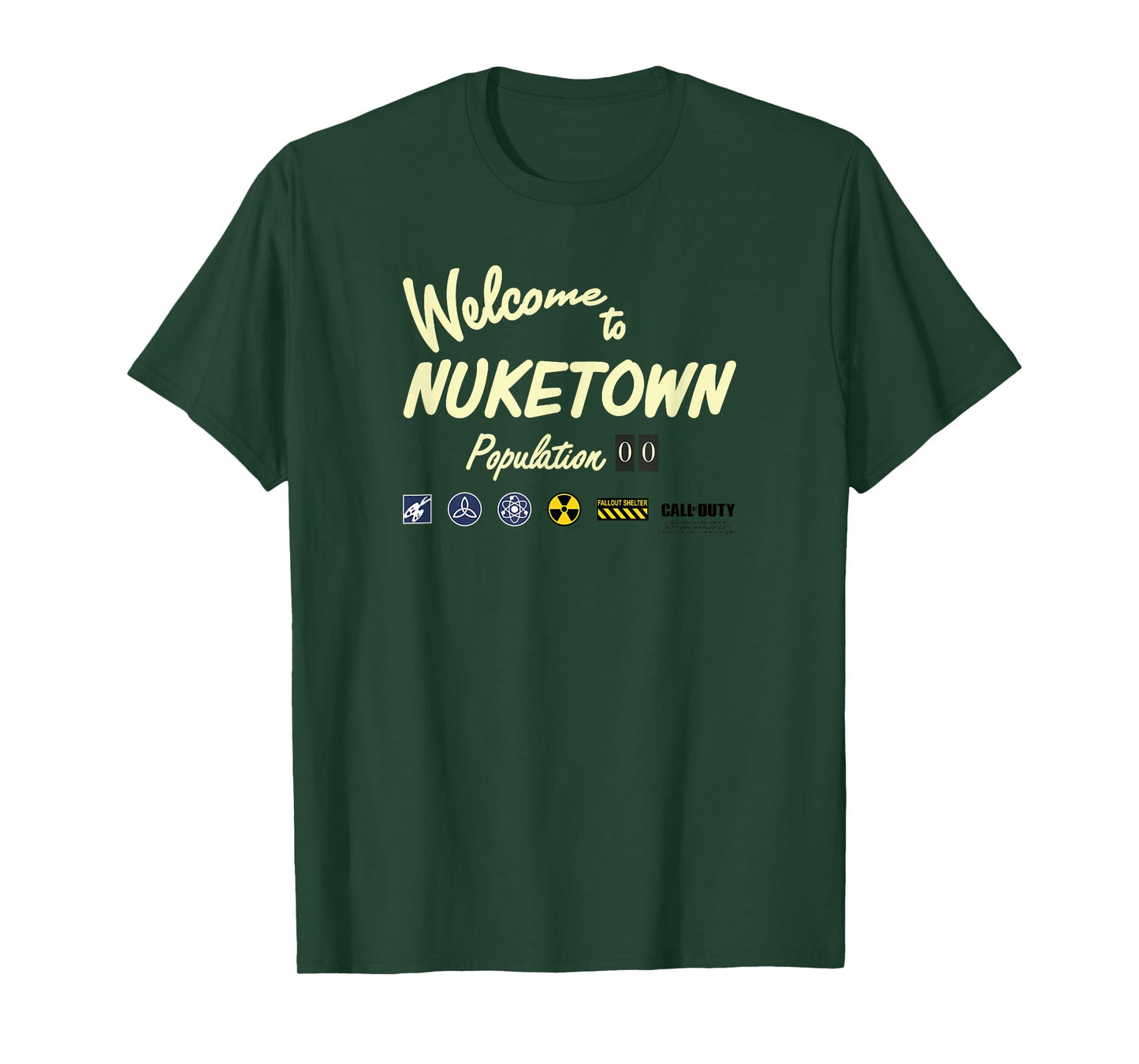 Call of Duty Nuketown Welcome Sign T-Shirt