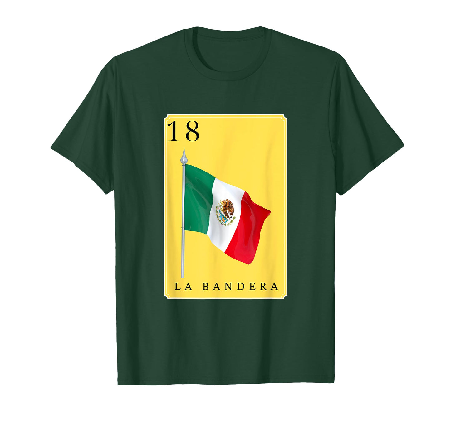 La Bandera Funny Spanish-Mexican Bingo Cards La Bandera T-Shirt
