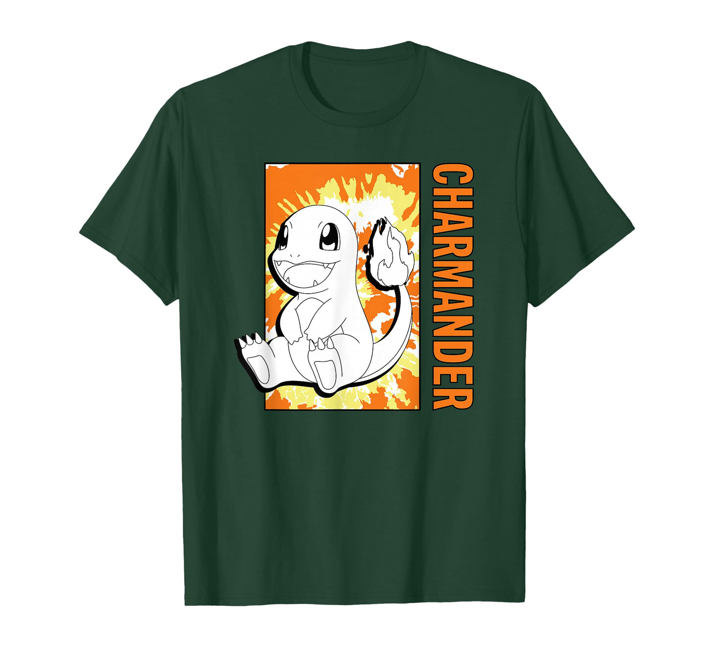Pokémon - Tie Dye Charmander T-Shirt