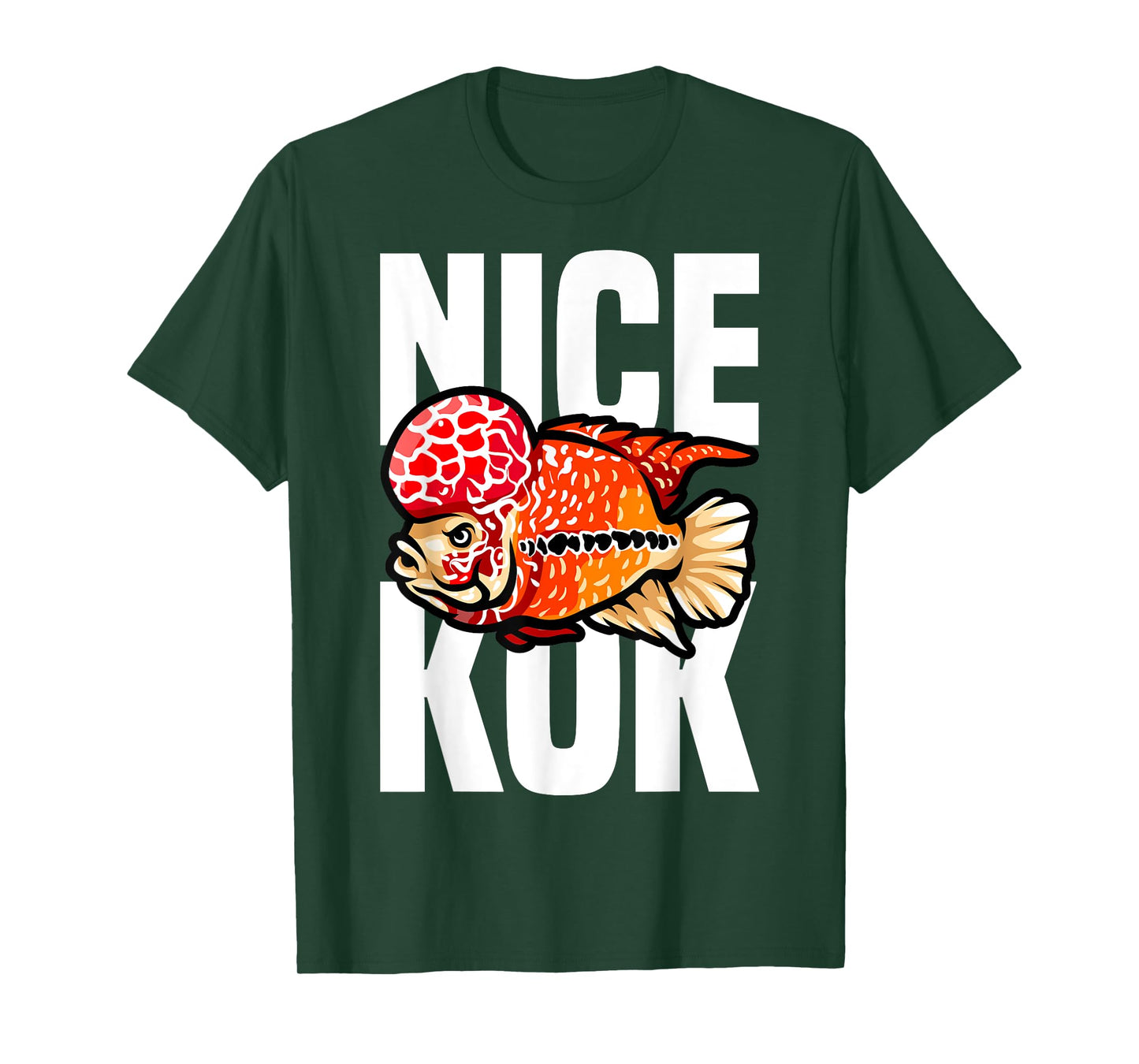 Nice Kok Funny Flowerhorn Cichlid Fish Keeper T-Shirt