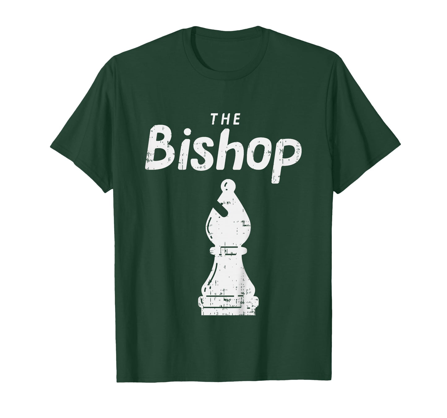 Kids Chess Piece The Bishop Shirt Halloween Matching Costume T-Shirt