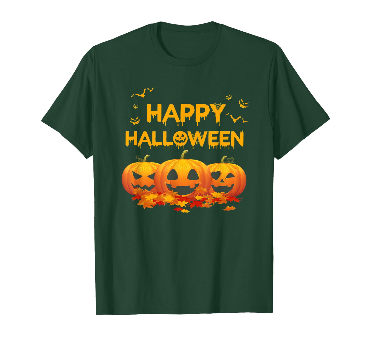 Happy Halloween Costumes Funny Gifts Pumpkins Men Women Kids T-Shirt