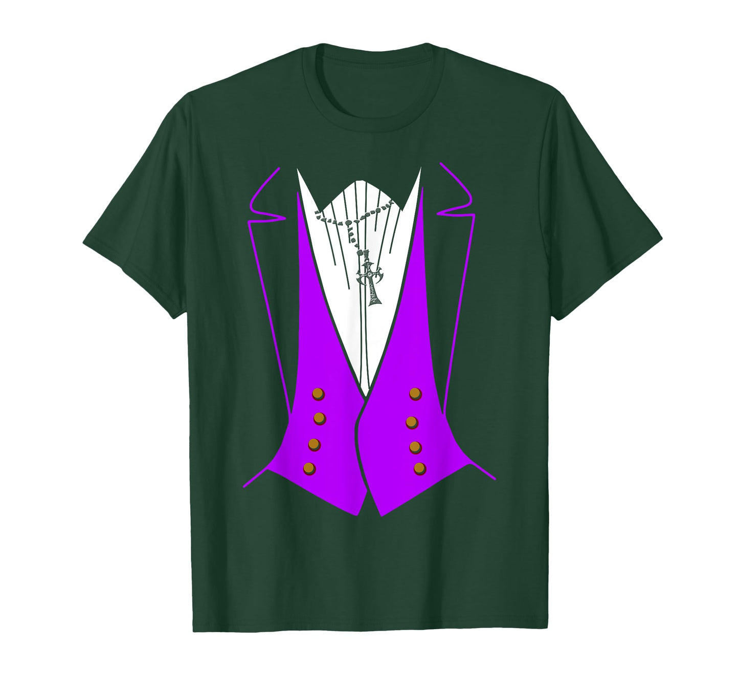 Dracula Halloween Tuxedo Costume Funny Party T-Shirt