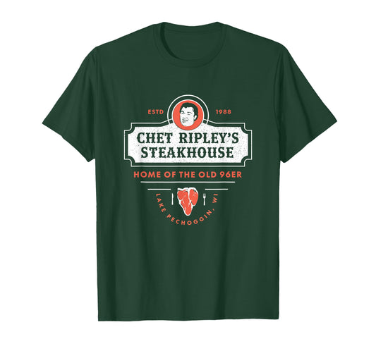 Funny Chet Ripley's Steakhouse for Men's, Women T-Shirt