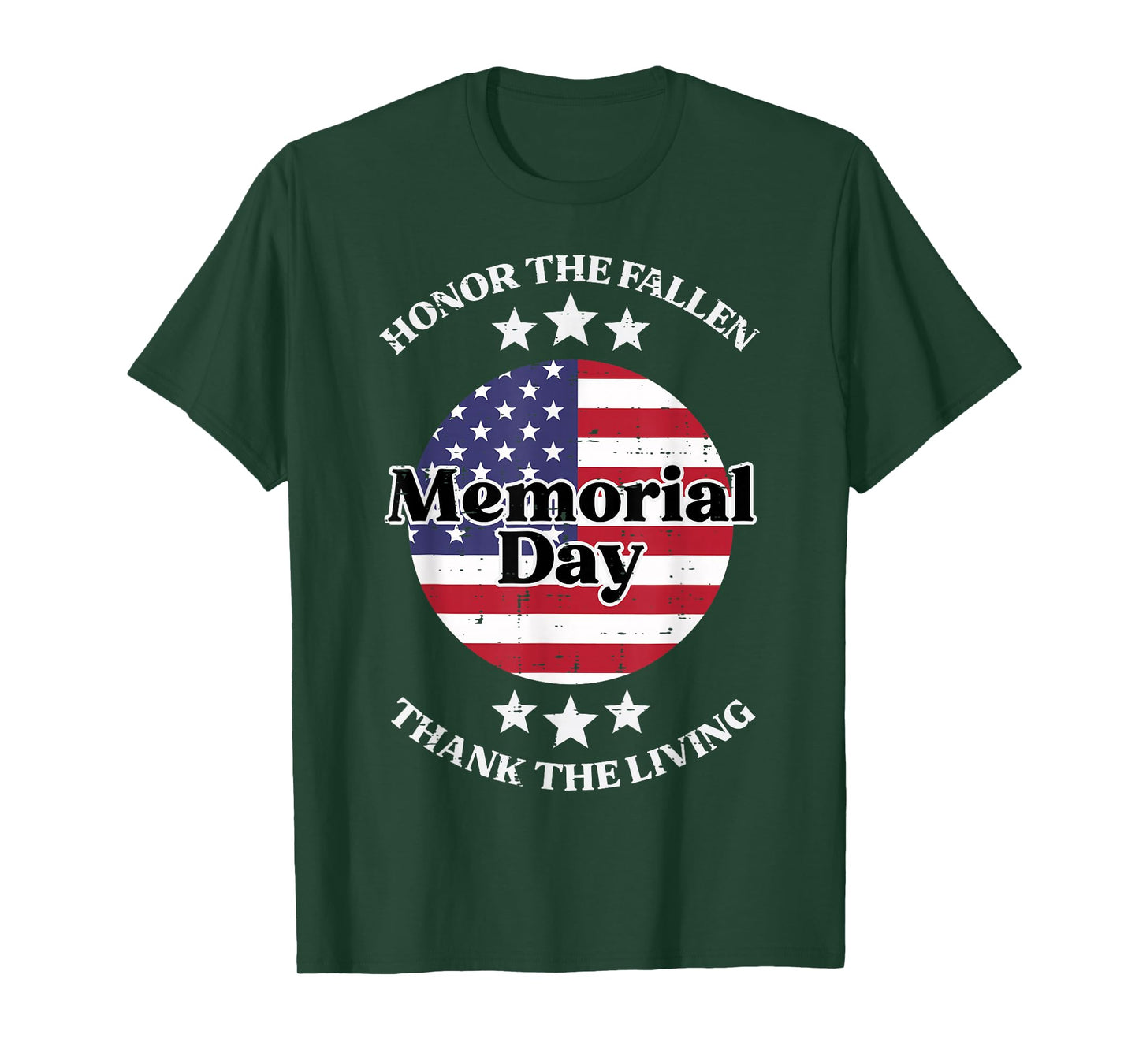 Memorial Day US Flag Honor The Fallen Patriot Men Women Kids T-Shirt