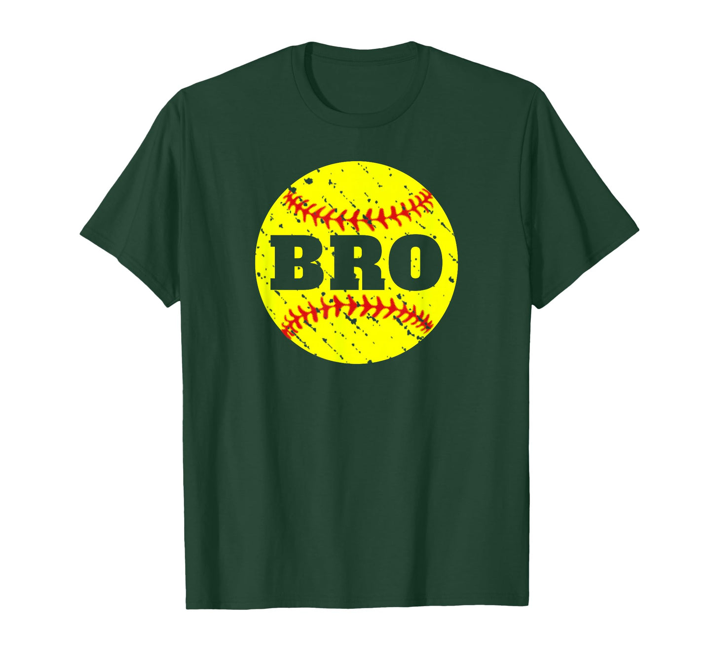 Girls Fastpitch Softball Brother Funny T-Shirt
