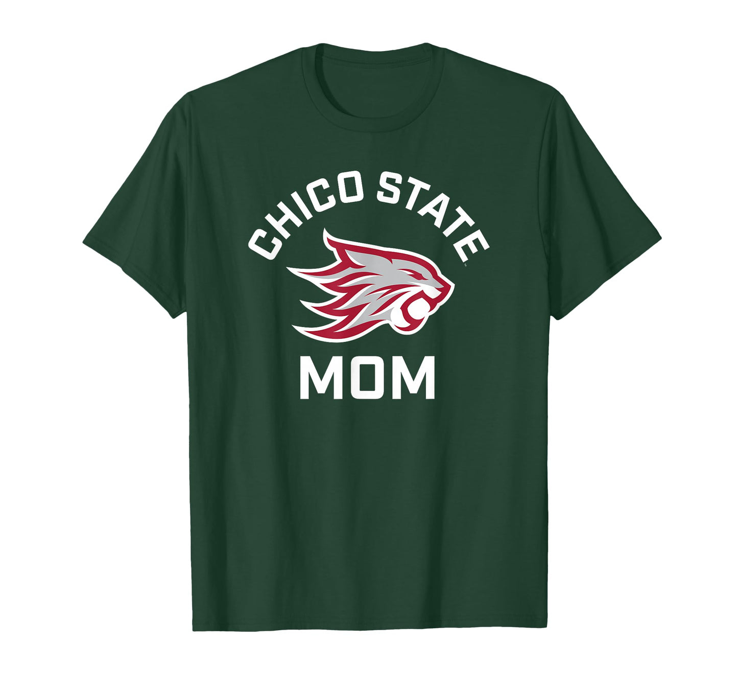 Chico State Wildcats Arched Mom T-Shirt