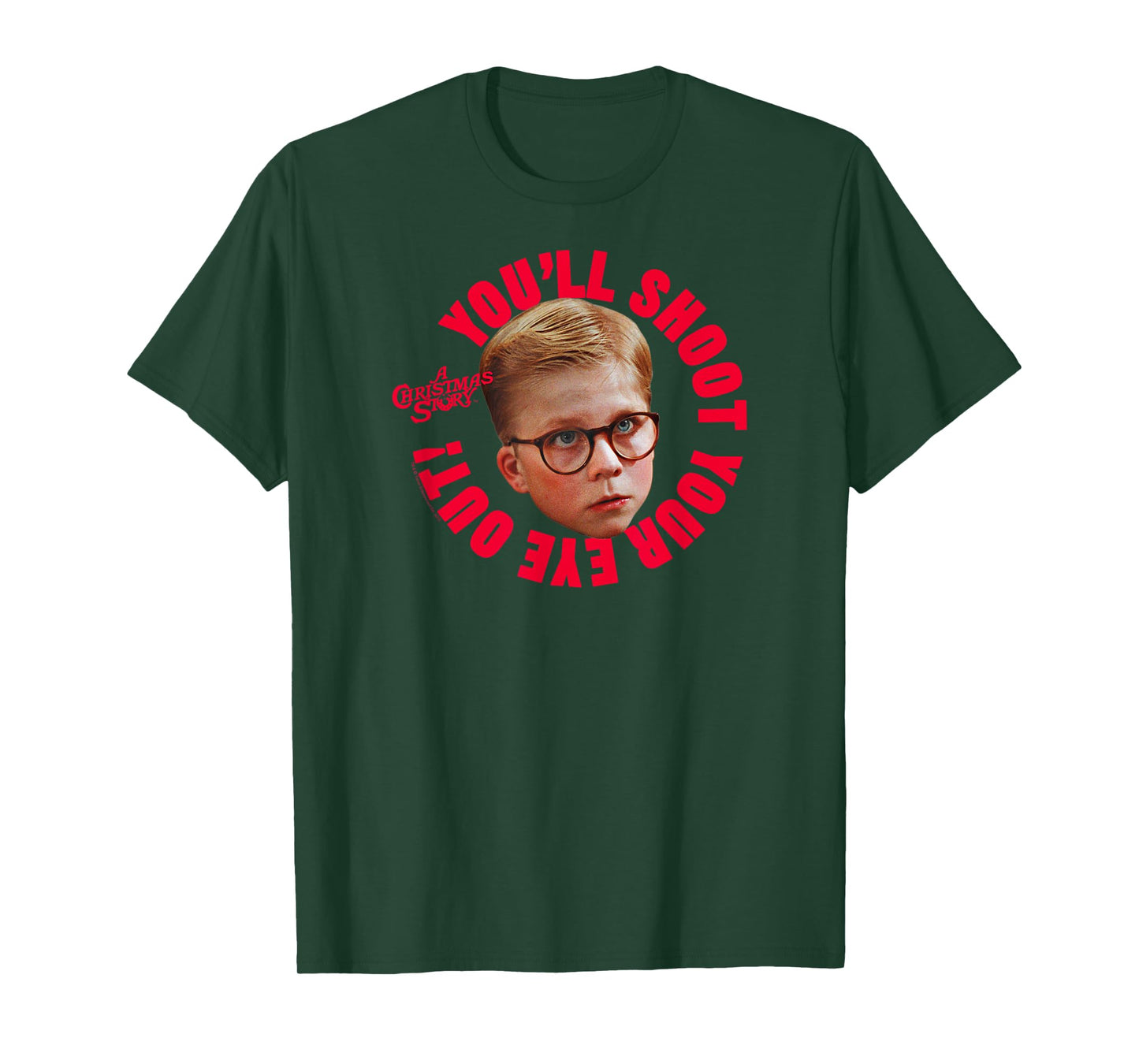 A Christmas Story Ralphie Photo You'll Shoot Your Eye Out T-Shirt