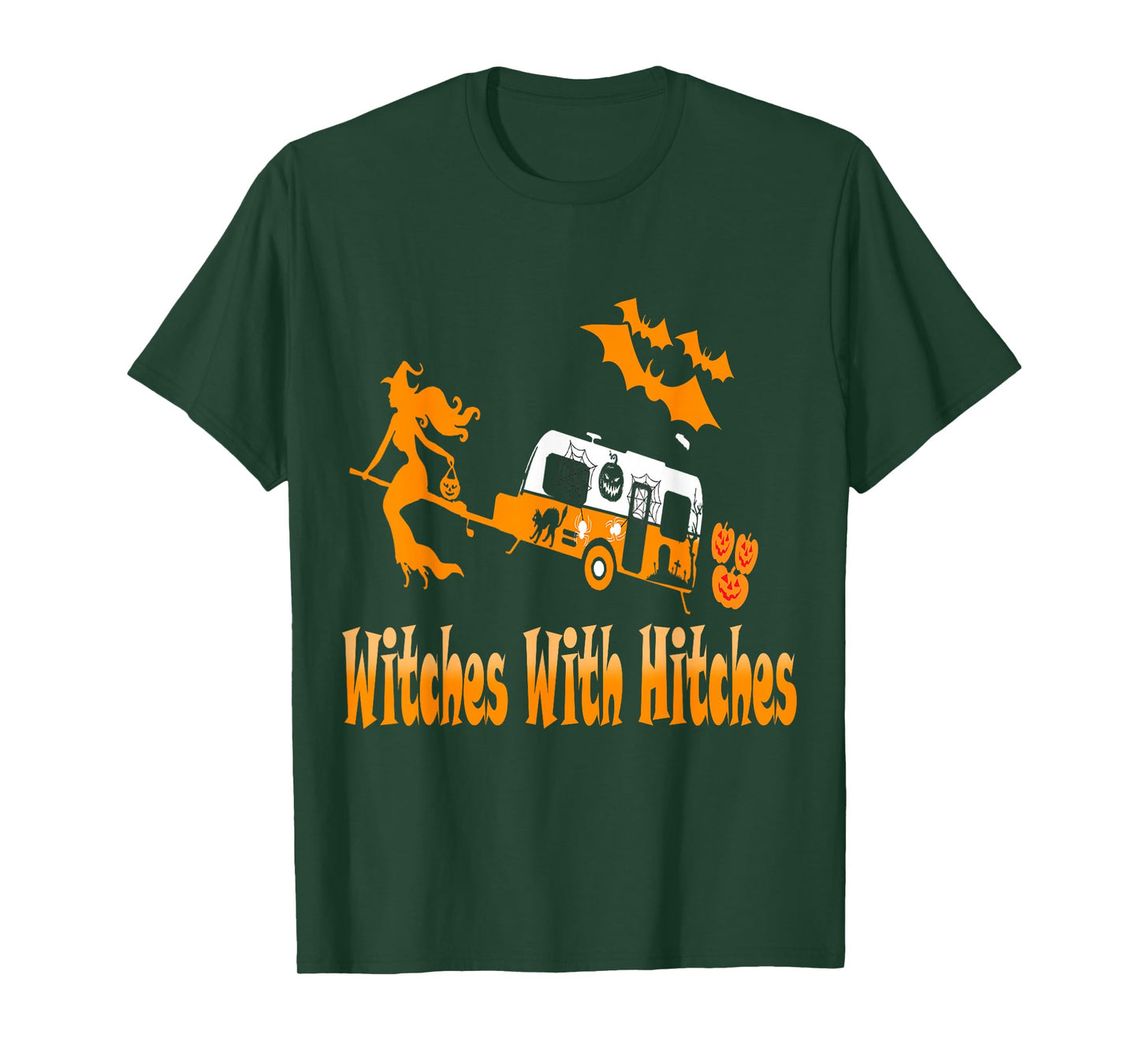 Witches With Hitches Camper RV Camper Camping Halloween T-Shirt