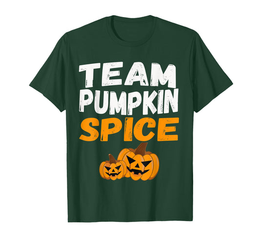 Matching Pumpkin Spice Group Apparel Cute Team Pumpkin T-Shirt