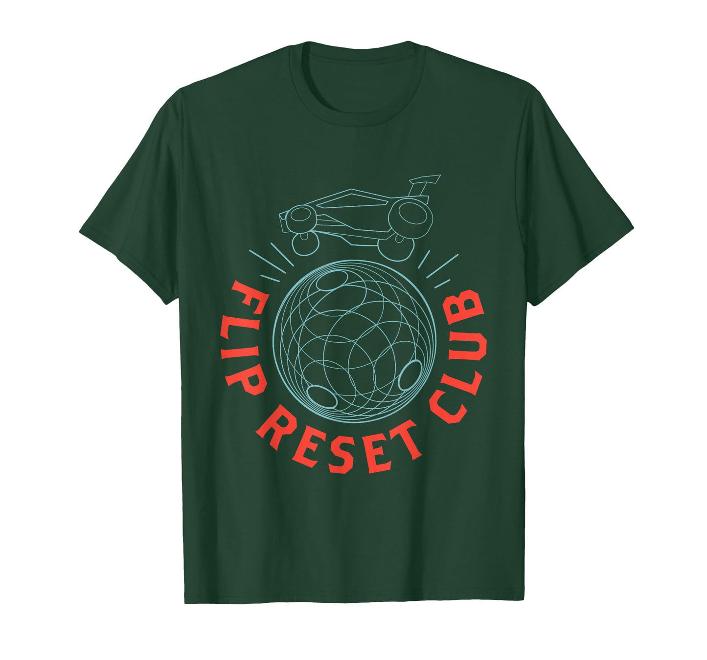 Simple Rocket Soccer League, Flip Reset Club, Clean Design T-Shirt