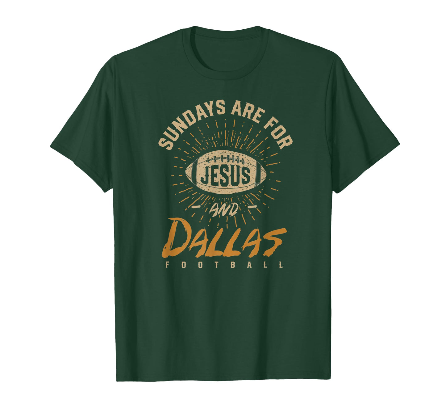 Sundays are for Jesus and Dallas Football Texas Hometown TX T-Shirt
