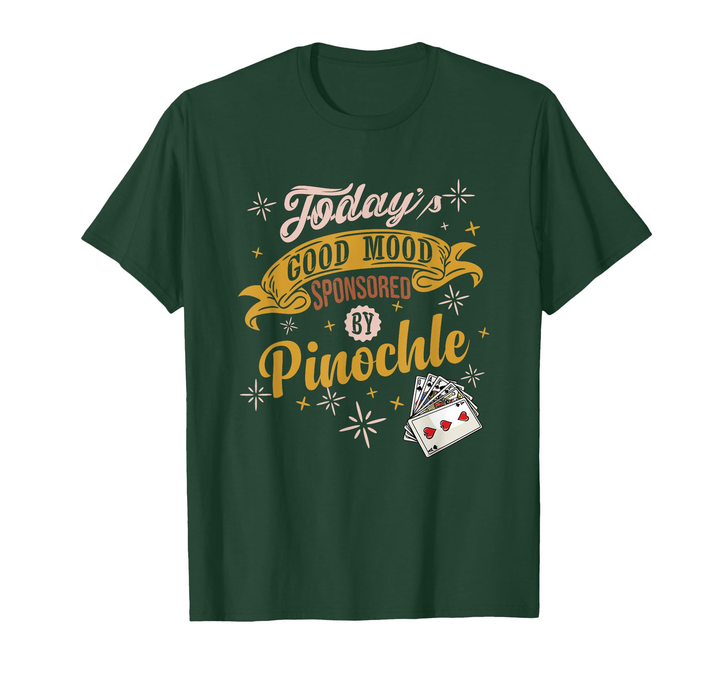 Pinochle Champion Funny Pinochle Player Card Game Pinochle T-Shirt