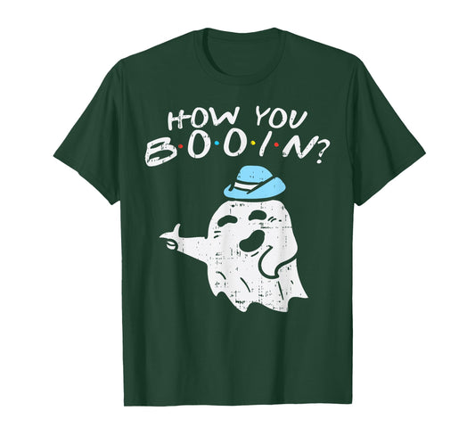 How You Booin Ghost Hat Pun Funny Halloween Costume Gift T-Shirt