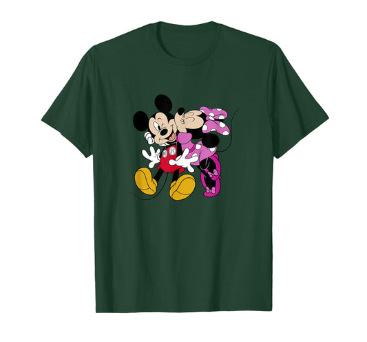 Disney Mickey and Friends Valentine's Day Minnie Kiss T-Shirt