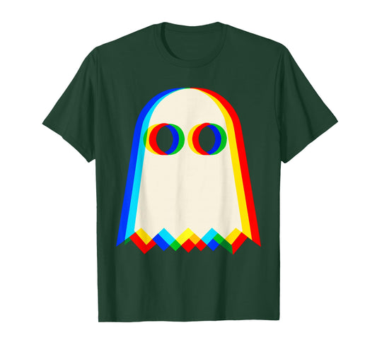 Ghost Trippy Vaporwave Shirt, Festival Rave Style T-Shirt
