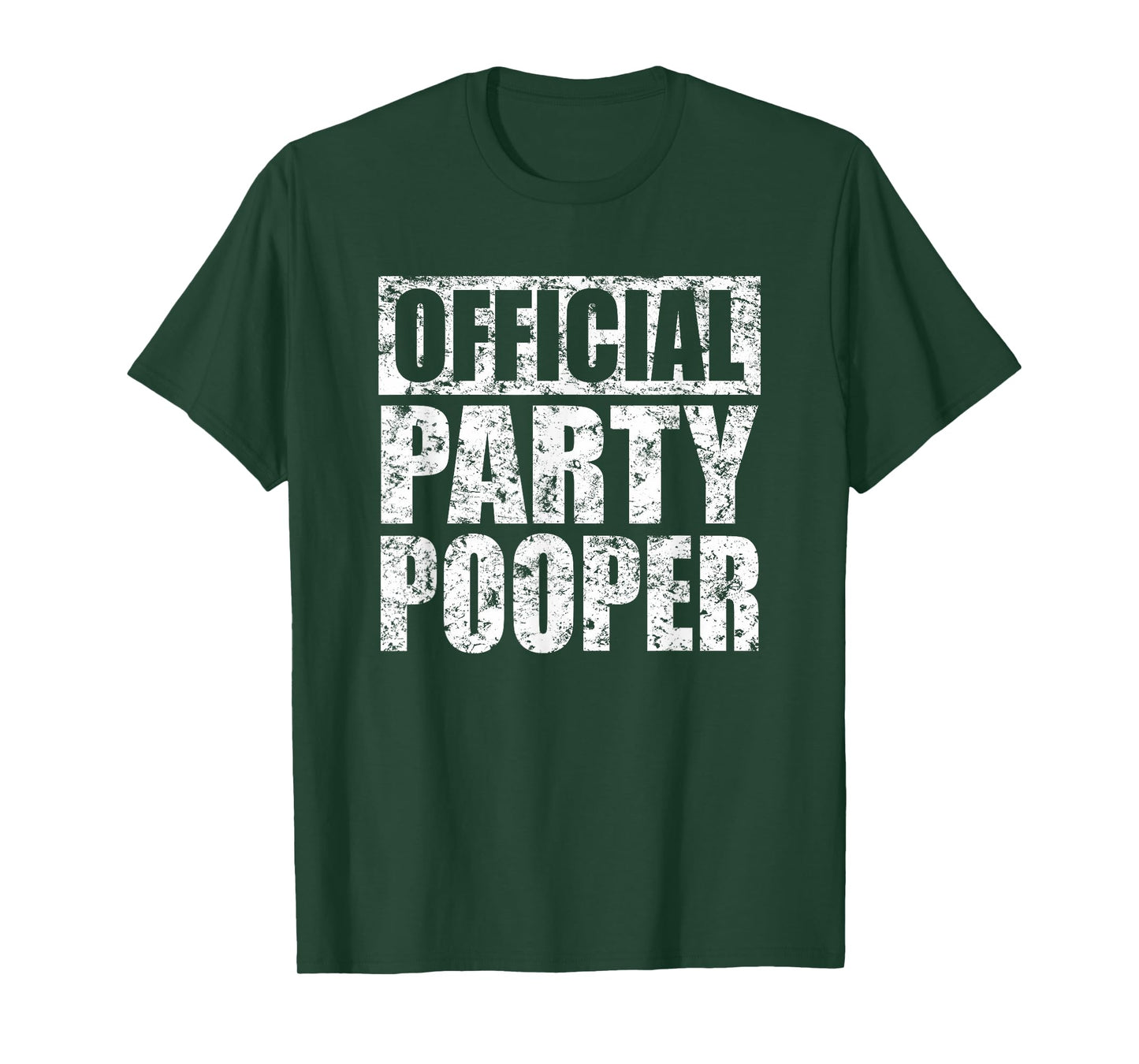 Comical Party Pooper Vintage Style Meme Saying T-Shirt