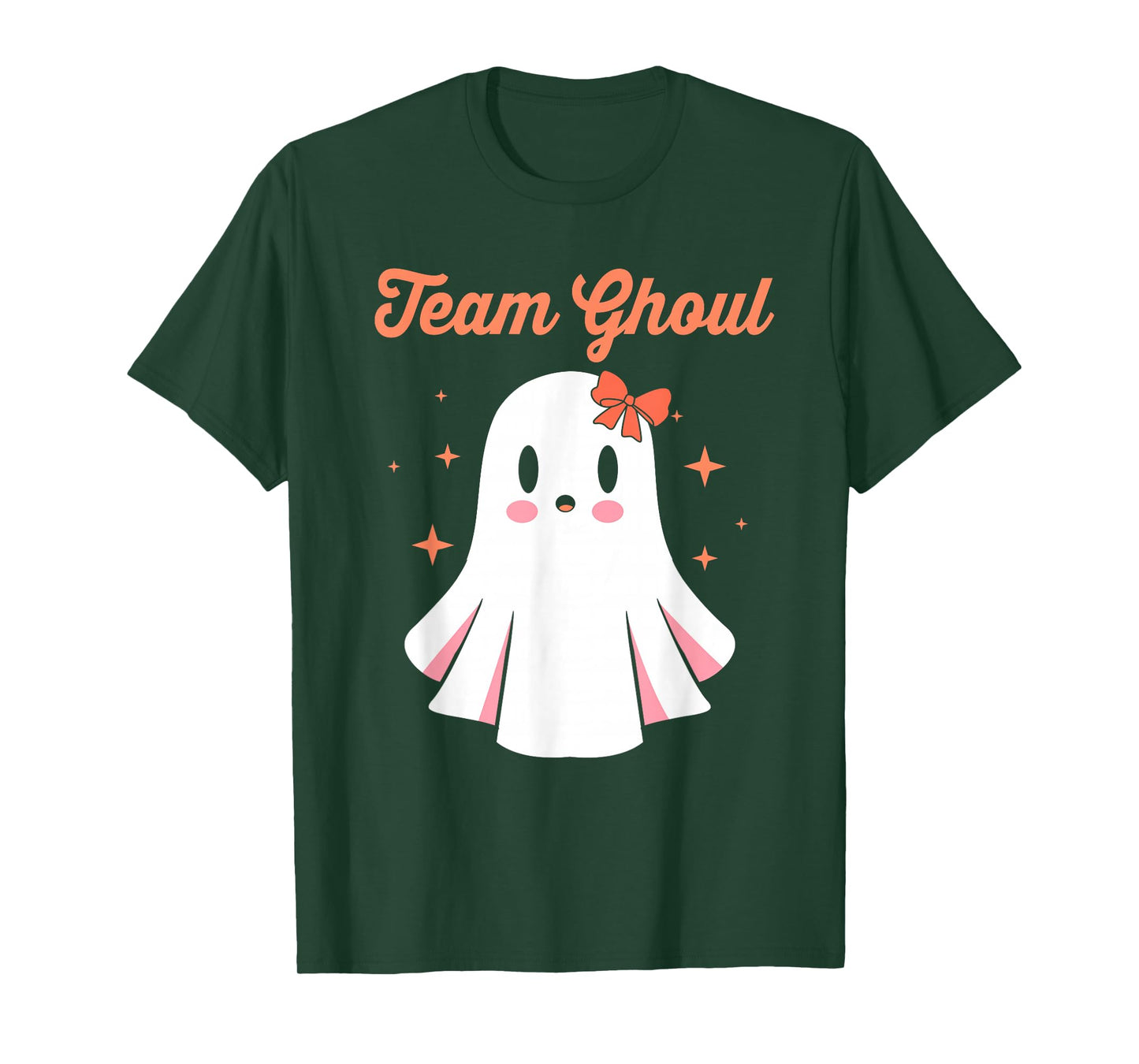 Baby Shower Team Girl Halloween Gender Reveal Team Ghoul T-Shirt