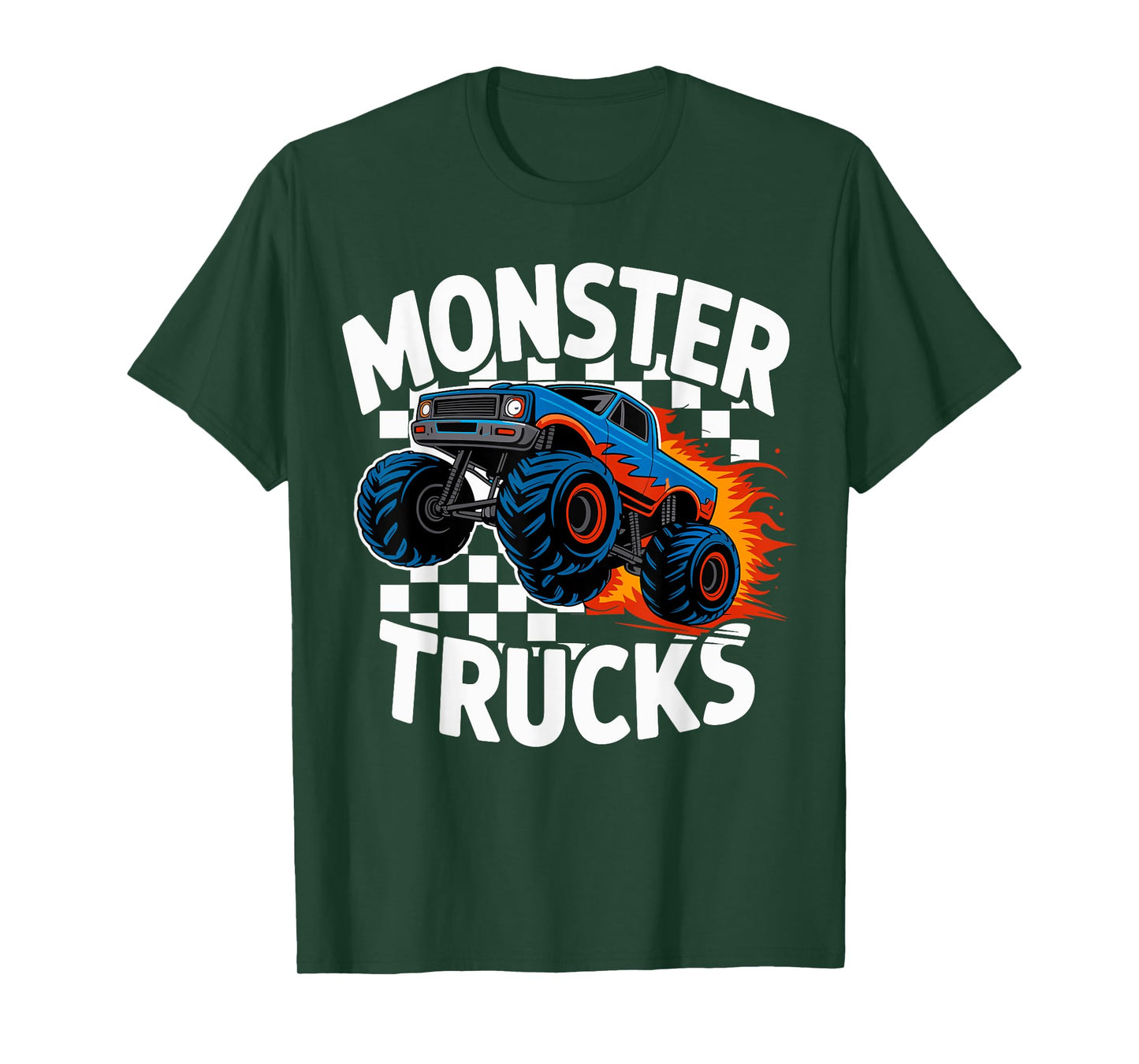 Monster Truck Birthday Party Retro Vintage Monster Trucks T-Shirt