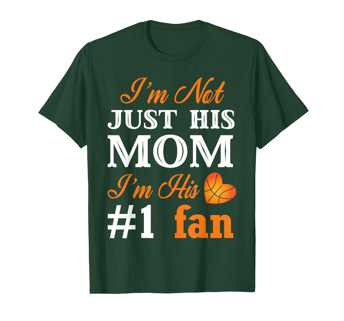 Basketball Fan Mom Quote Shirt Mothers Day Gift For Women T-Shirt