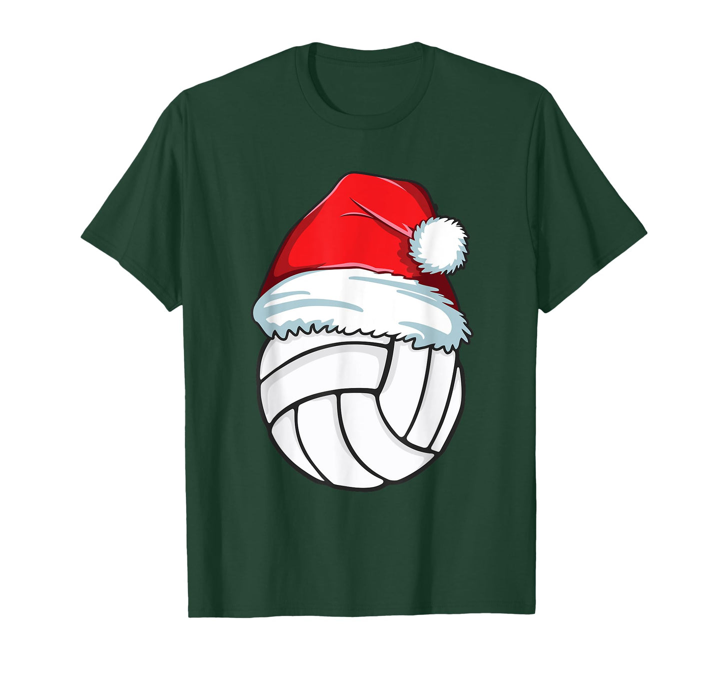 Ugly Christmas Volleyball T-Shirt for Women Santa Pajama T-Shirt