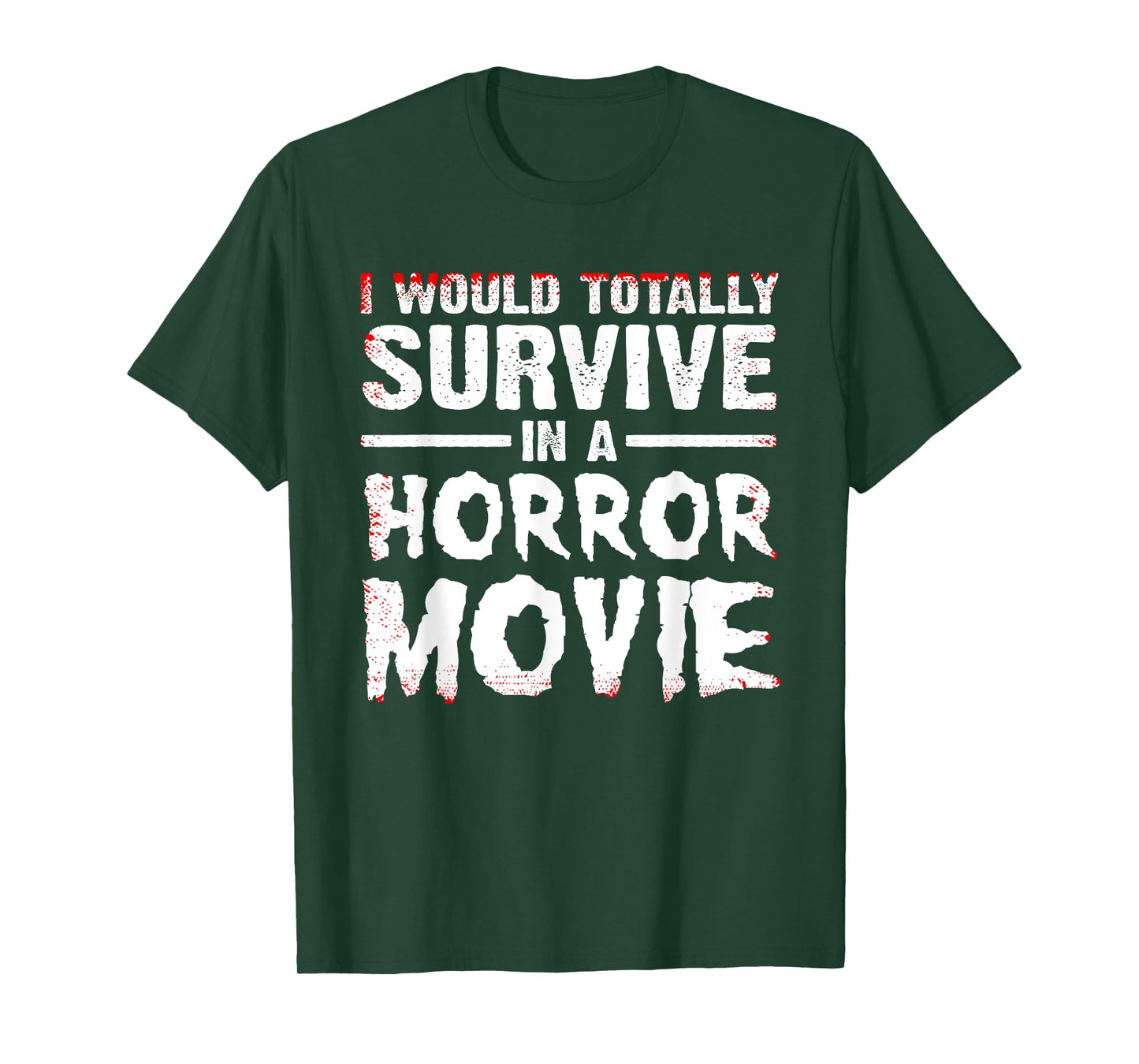 Funny Horror Movie Art for Men Women Halloween Scary Movies T-Shirt