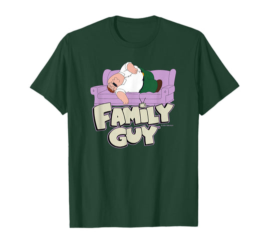 Family Guy Peter Griffin Couch Nap T-Shirt Small