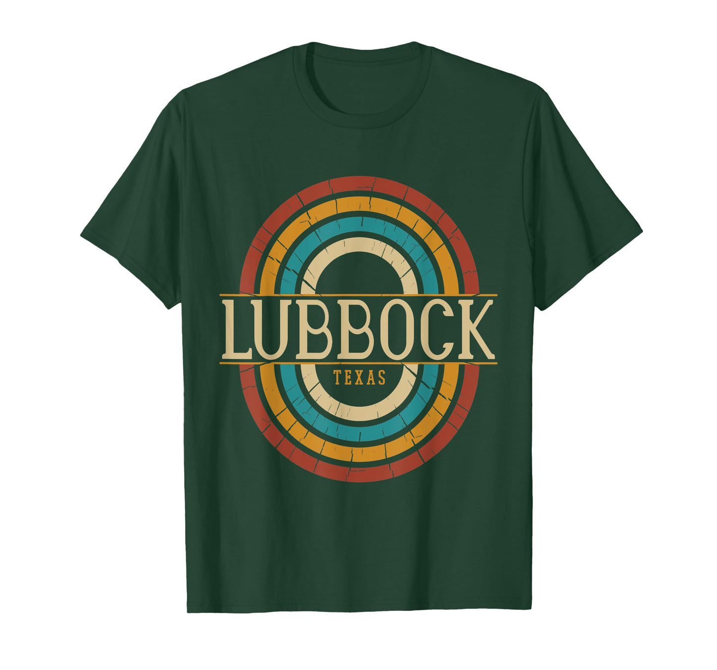 Vintage Retro Lubbock Texas TX Women Men Souvenirs T-Shirt