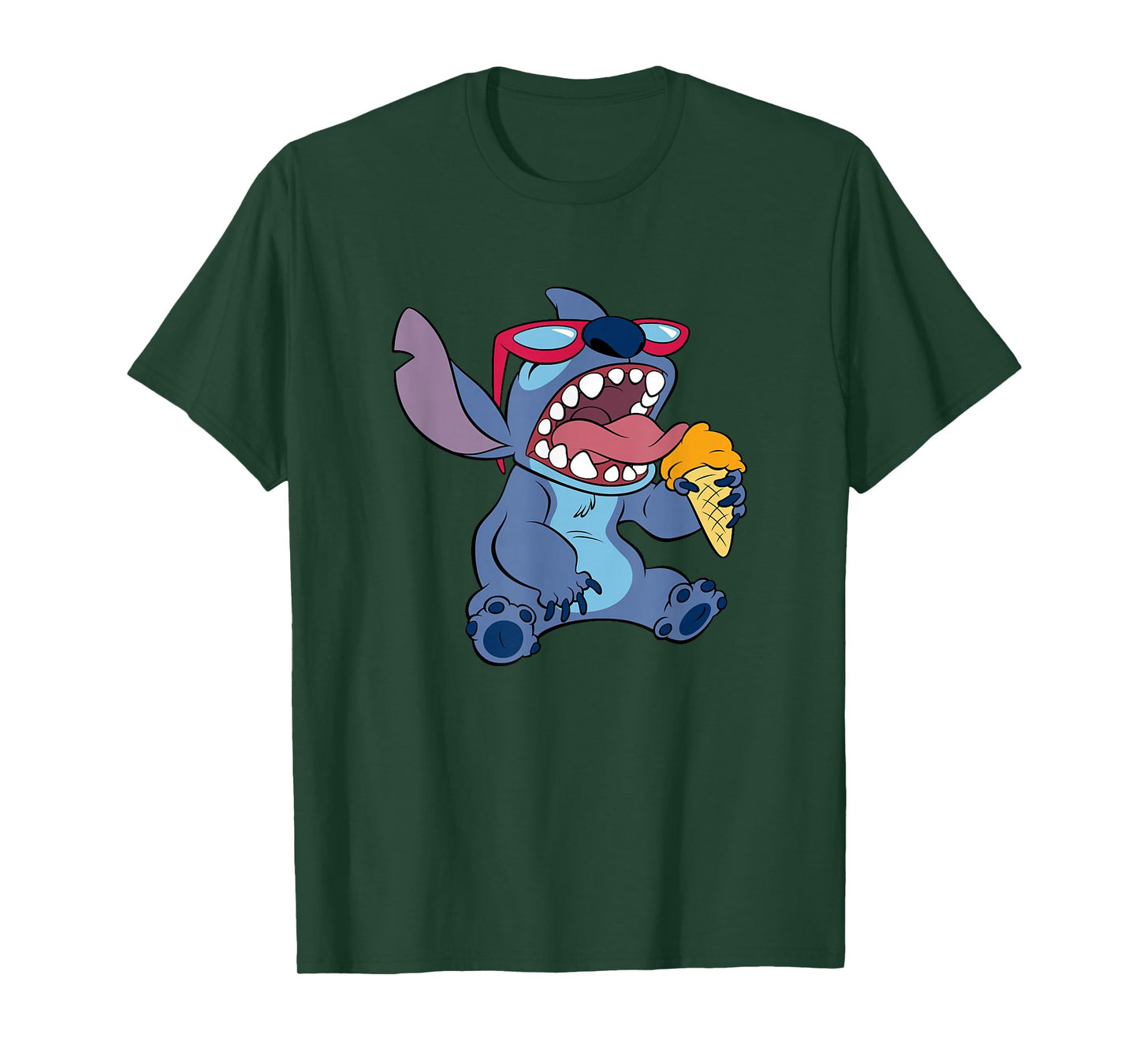 Disney Lilo & Stitch Ice Cream Treat Chill Stitch Portrait T-Shirt