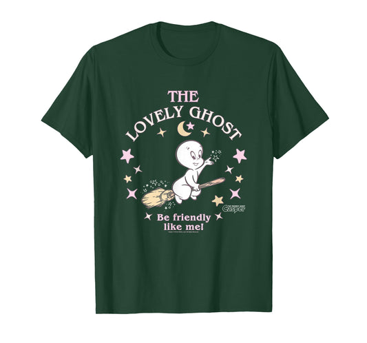 Casper The Friendly Ghost Casper Be Friendly Like Me! Logo T-Shirt