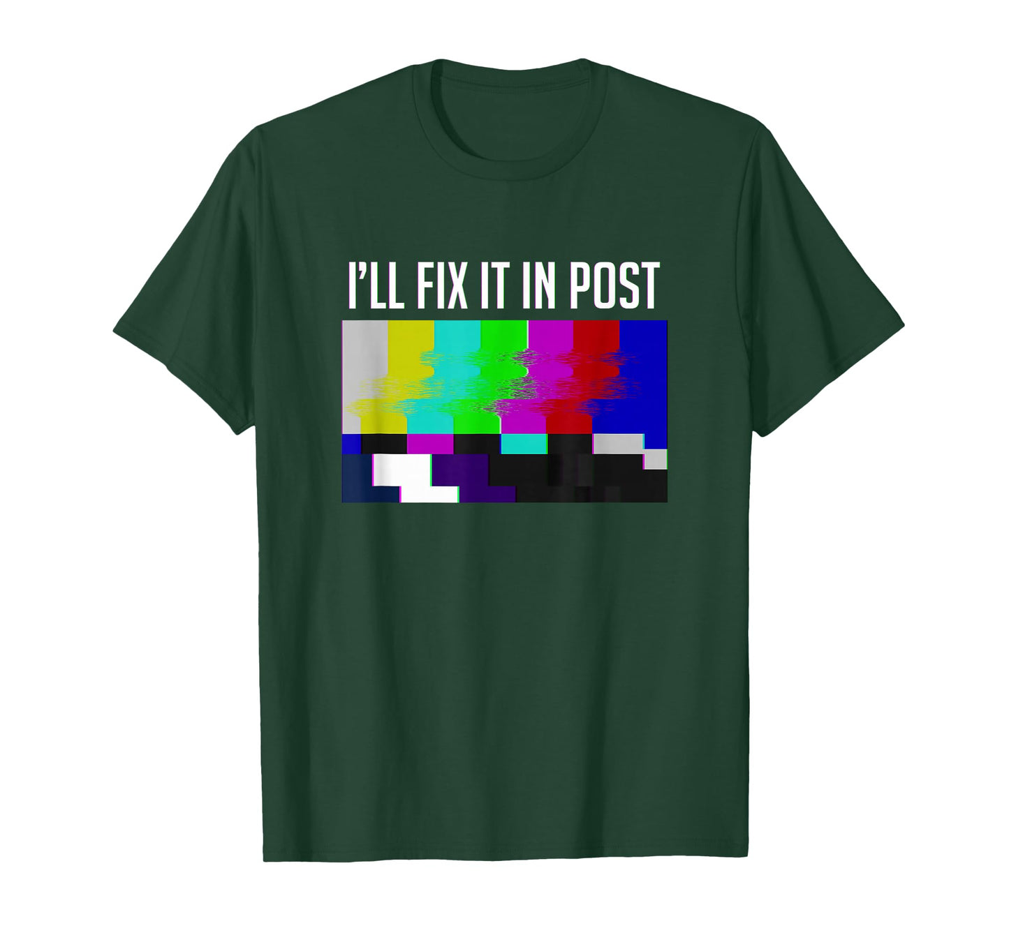 "I'll fix it in post" funny film maker t-shirt T-Shirt