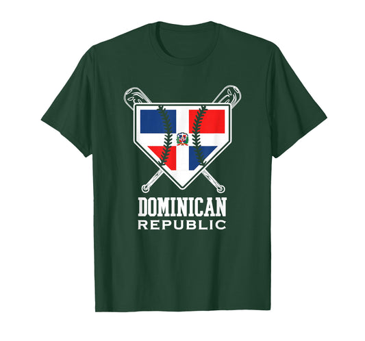 Dominican Republic Caribbean Baseball Dominicano Beisbol T-Shirt