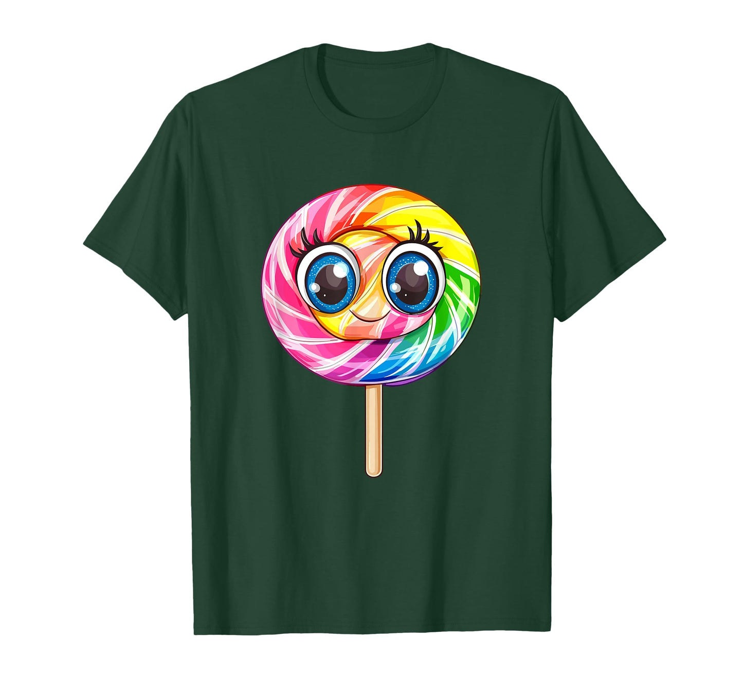Bright Smiling Lollipop Face T-Shirt