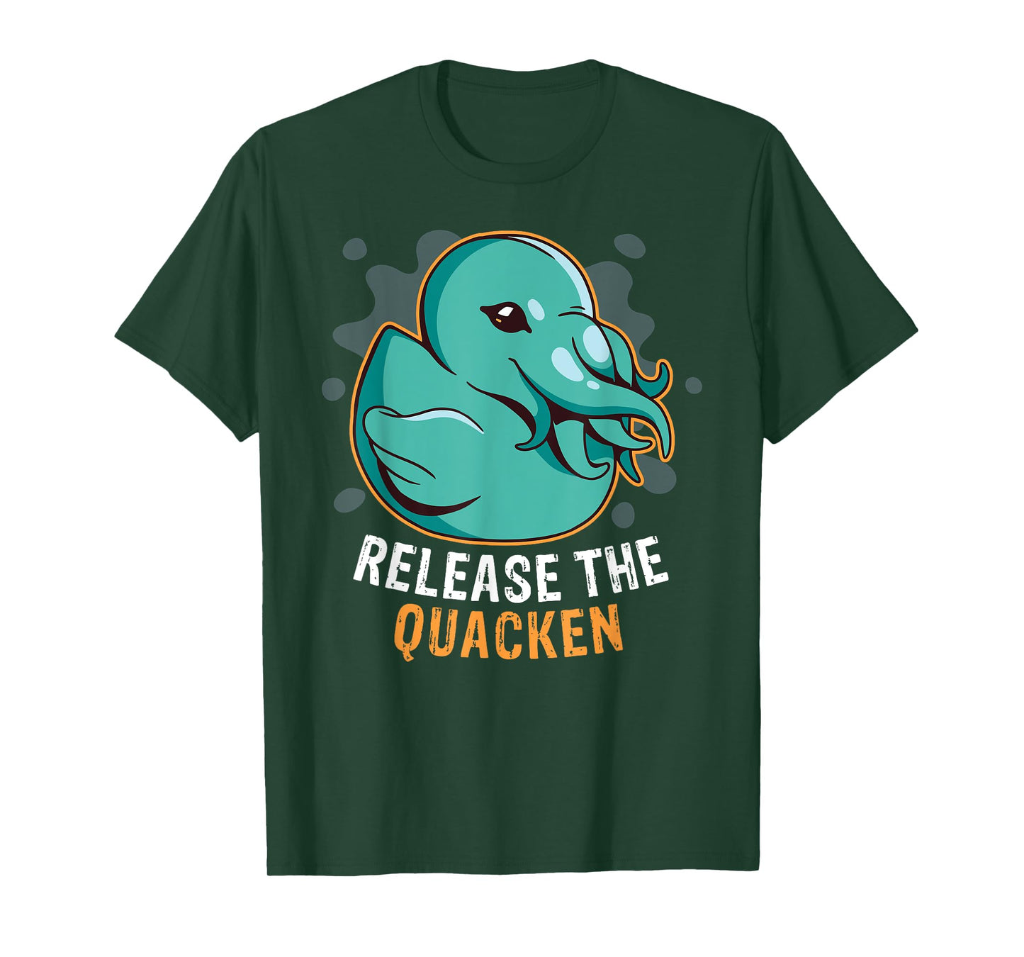 Release the Quacken a Funny Kraken Duck T-Shirt