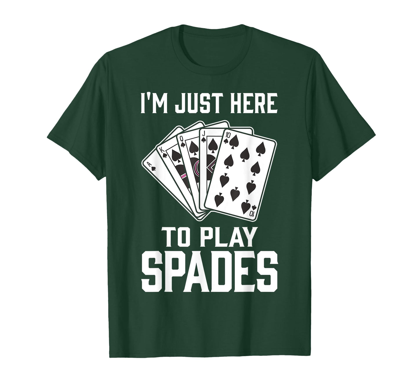 Spades Card Game Playing T-shirt T-Shirt