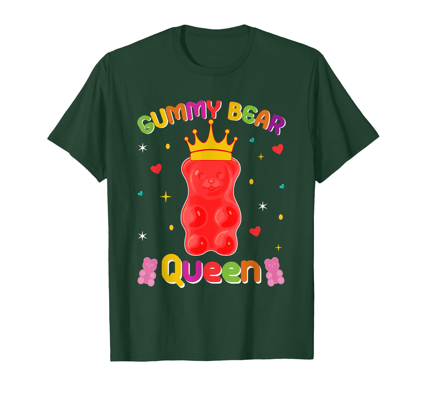 Gummy Bear Queen Sweet Candy Gummy Bear Queen T-Shirt
