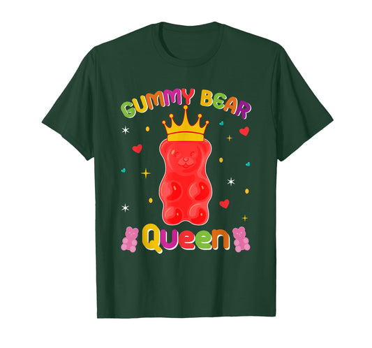 Gummy Bear Queen Sweet Candy Gummy Bear Queen T-Shirt