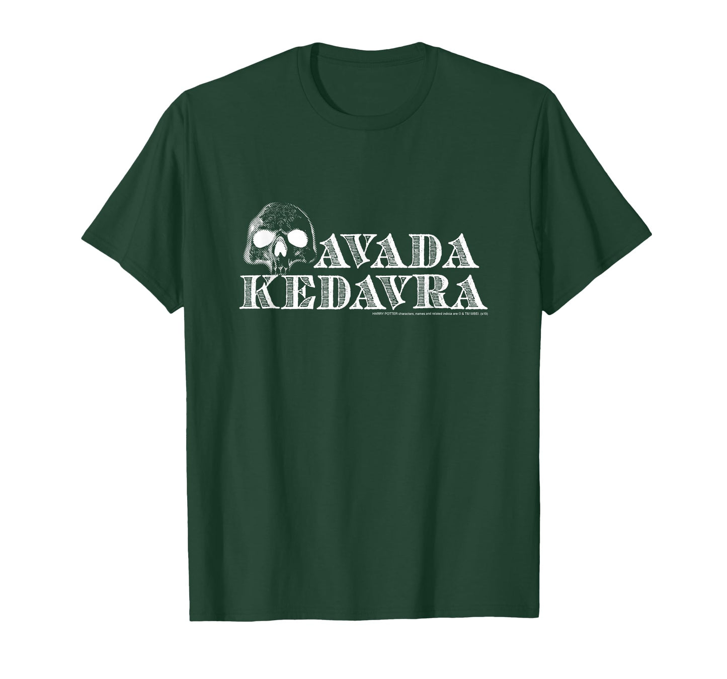 Harry Potter Avada Kedavra Skull T-Shirt