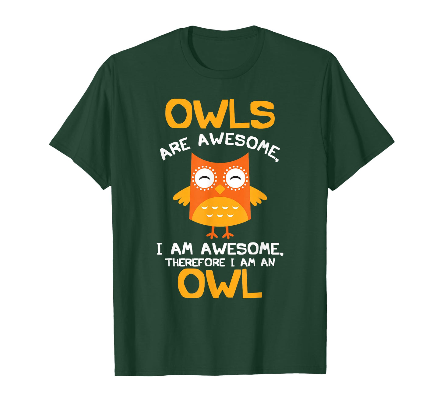 Awesome Cartoon I am an Owl Shirt for Owl Lovers T-Shirt