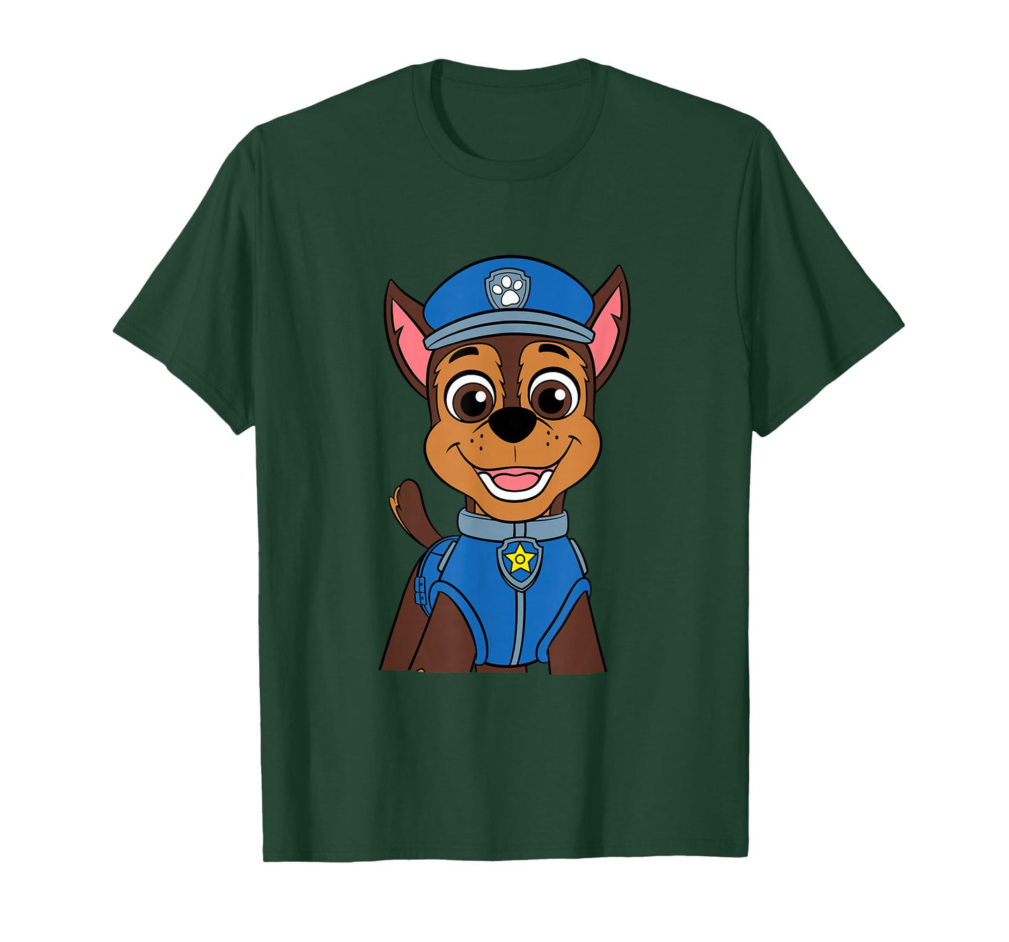 Paw Patrol Chase Happy Pup Portrait Classic Look T-Shirt