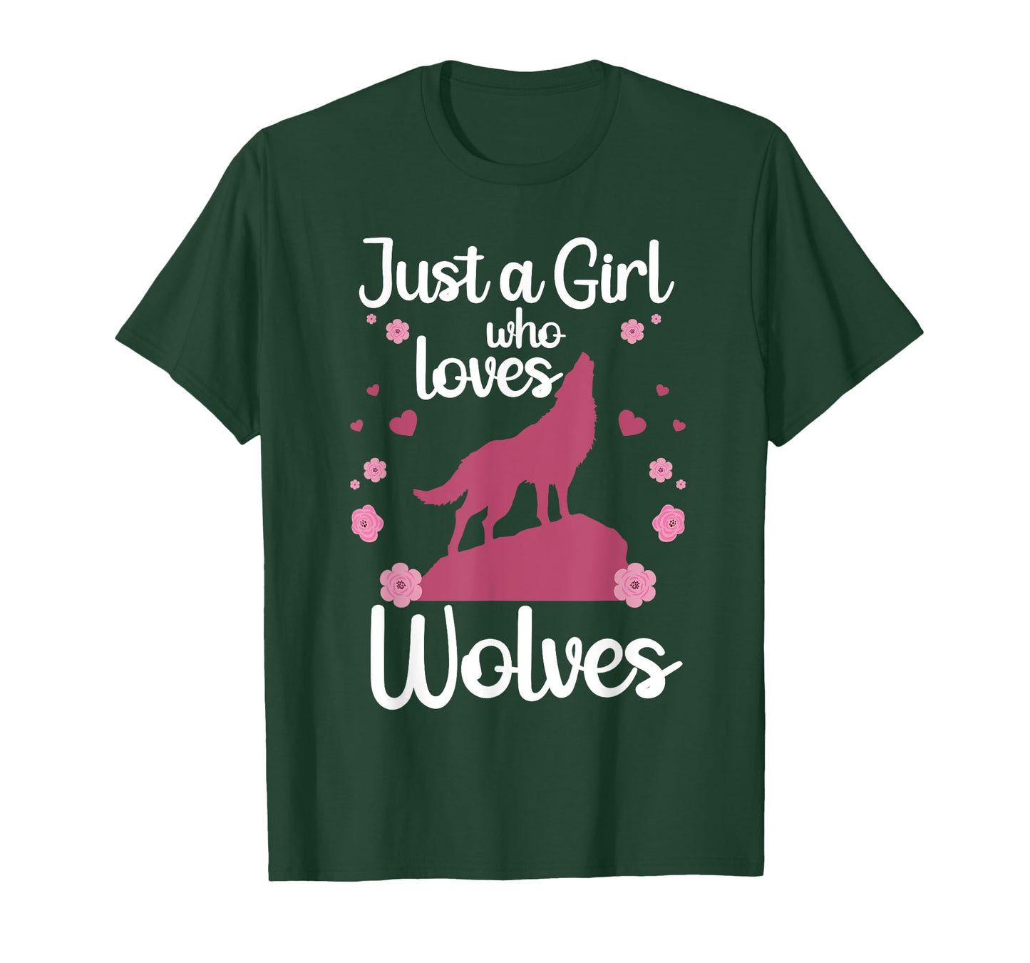 Cool Wolf For Women Girls Howling Wolf Lover Animal Wolves T-Shirt