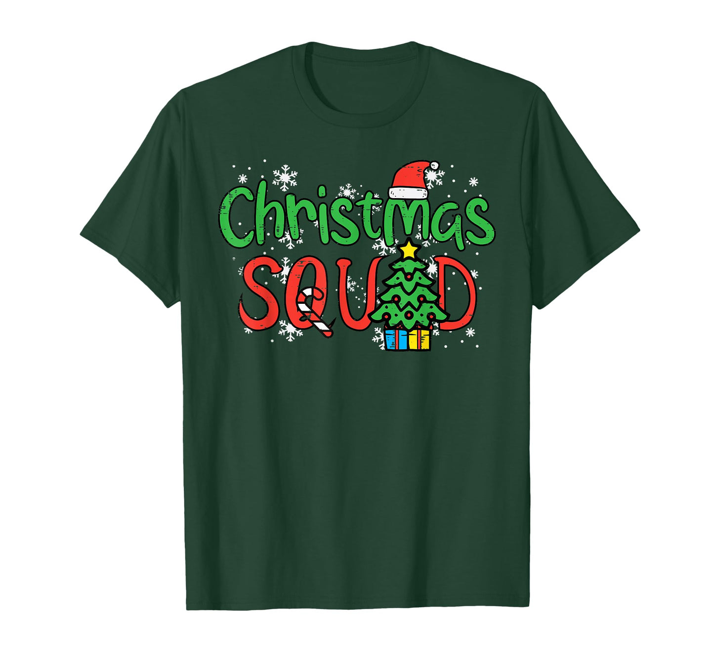 Christmas Squad Family Xmas Crew Men Women Boys Girls Kids T-Shirt