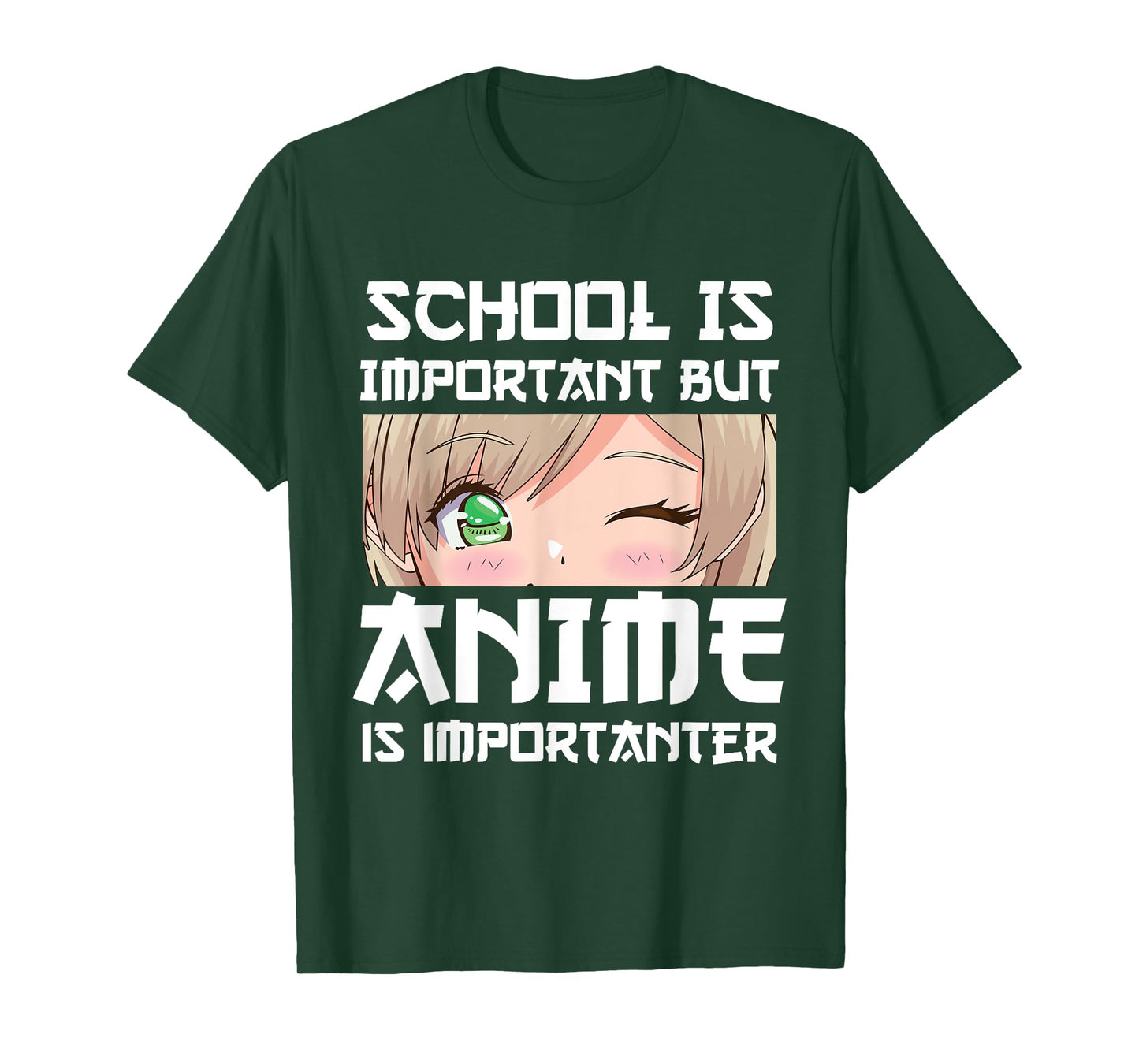 Anime Merch School Is Important But Anime is Importanter T-Shirt