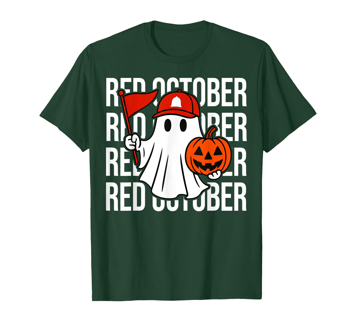 Retro Red October Name Personalized Gift for Men Women Kid T-Shirt