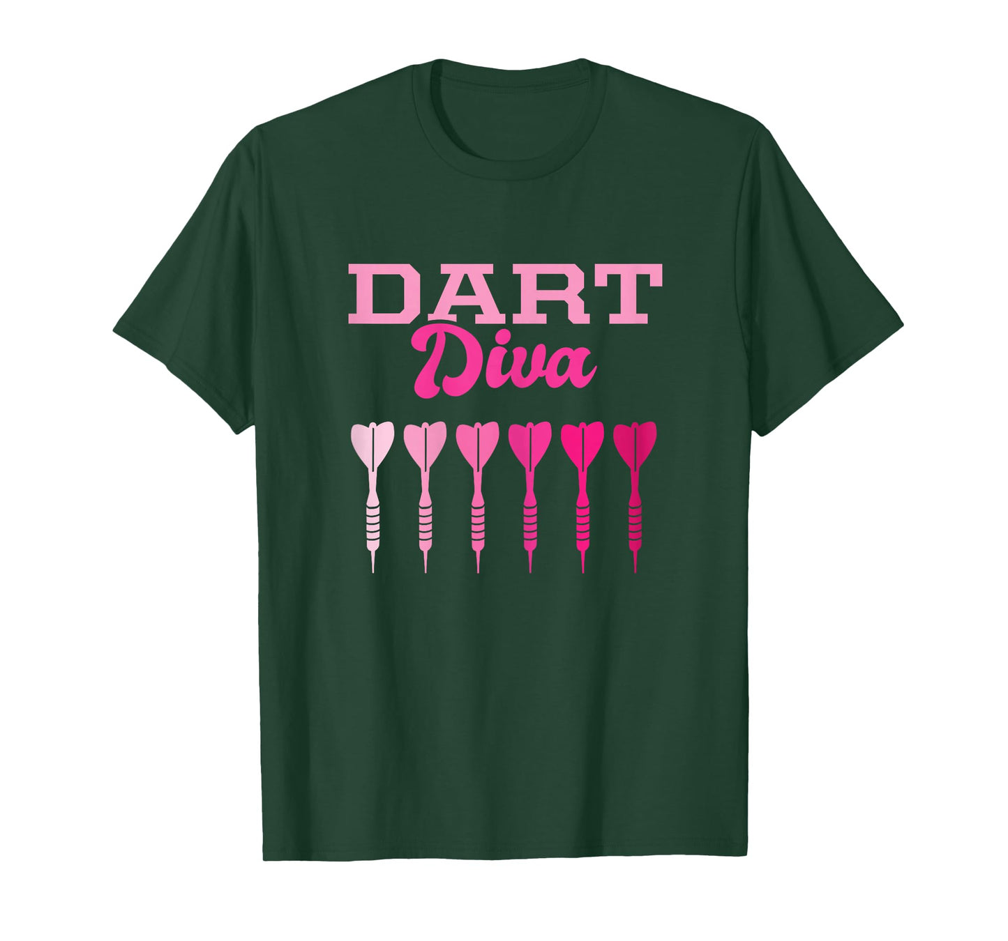 Dart Diva Dart Player Arrow Funny Dart For Women T-Shirt