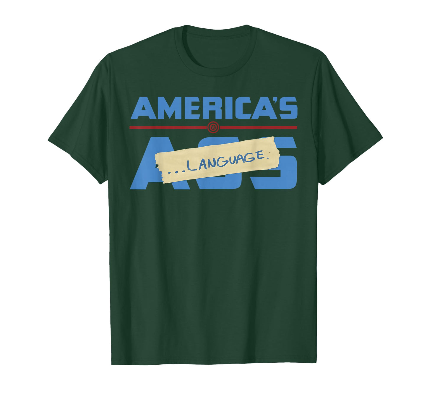 Marvel Avengers: Endgame Captain America America's Language T-Shirt