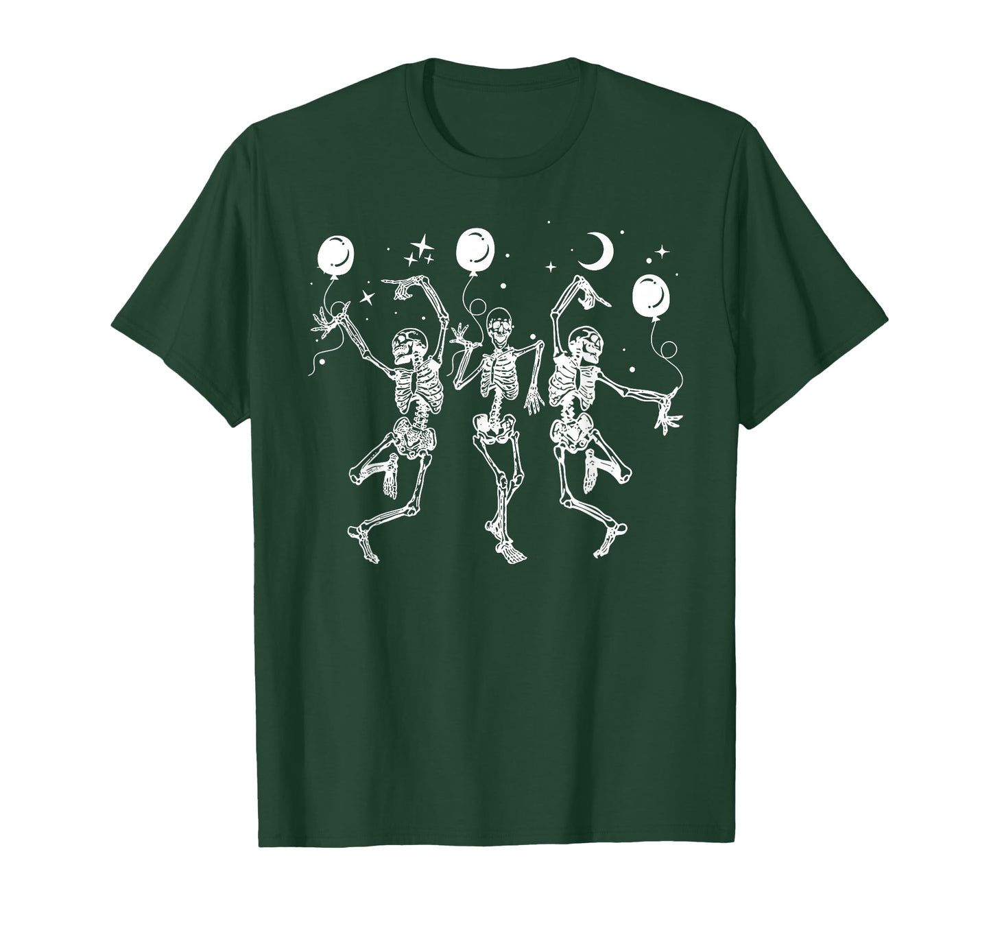 Skeleton Dancing Spooky Season Halloween Trick Or Treat T-Shirt