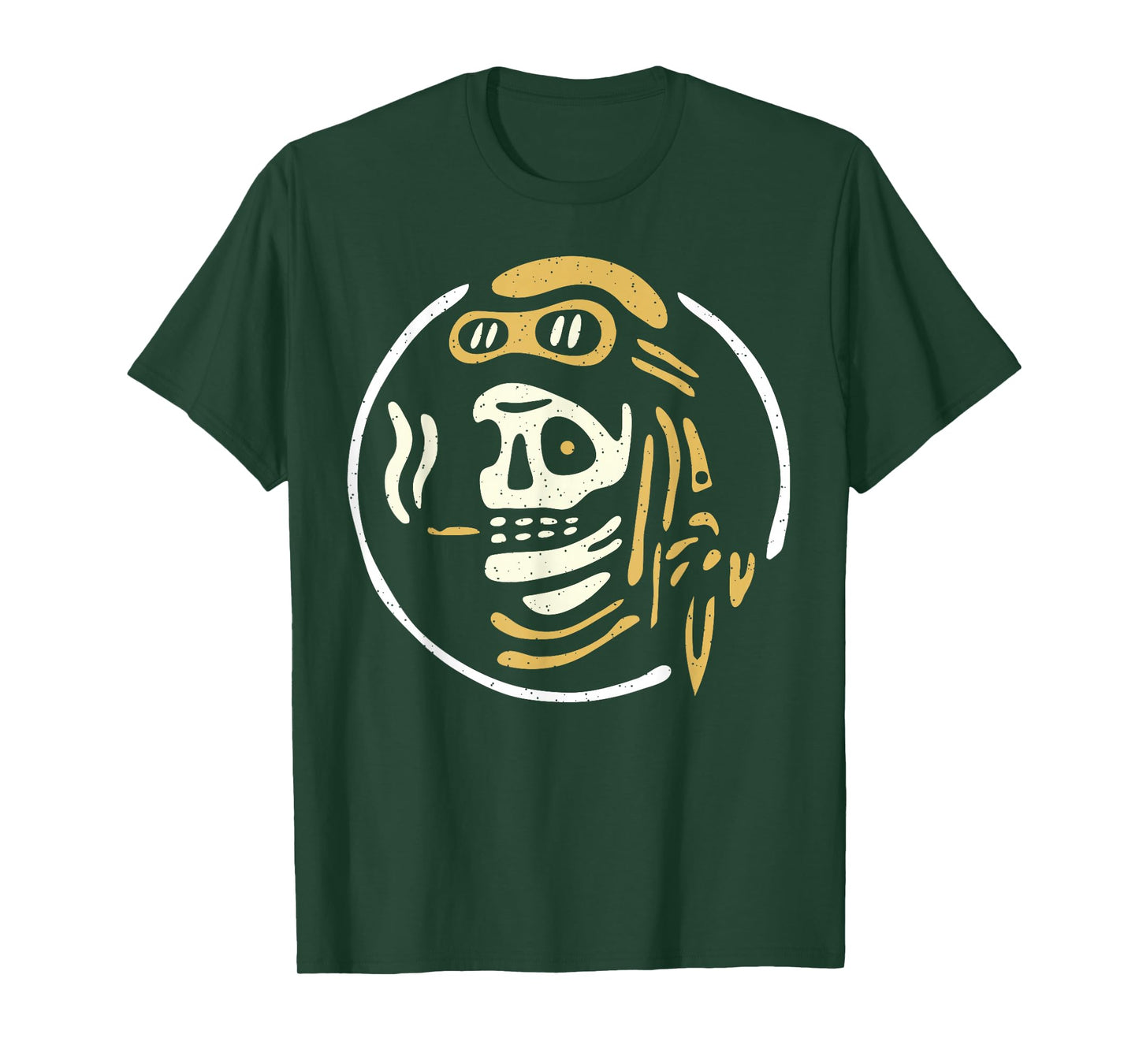 Vintage Biker Ghost Pilot - Tattoo Flash Rider Skull Tshirt T-Shirt
